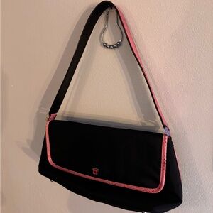 Black and pink Kate Spade purse new condition